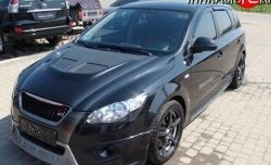 8 699 р. Накладка переднего бампера Khust-Tuning KIA Ceed 1 ED дорестайлинг, хэтчбэк 5 дв. (2006-2010)  с доставкой в г. Горно‑Алтайск. Увеличить фотографию 4