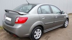 5 999 р. Пороги накладки GT Dynamics KIA Rio 2 JB дорестайлинг седан (2005-2009) (Неокрашенные)  с доставкой в г. Горно‑Алтайск. Увеличить фотографию 3