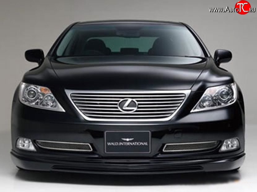 15 699 р. Накладка переднего бампера Wald Lexus LS460 XF40 дорестайлинг (2006-2009) (Неокрашенная)  с доставкой в г. Горно‑Алтайск