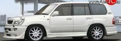 18 449 р. Пороги накладки JAOS Style Lexus LX470 J100 дорестайлинг (1998-2002) (Неокрашенные)  с доставкой в г. Горно‑Алтайск. Увеличить фотографию 2