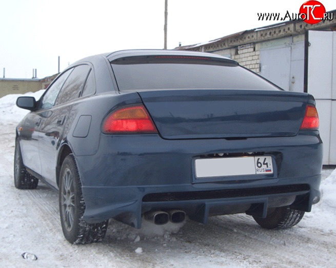 6 899 р. Накладка заднего бампера M-VRS Mazda 323 BA дорестайлинг седан (1994-1996) (Неокрашенная)  с доставкой в г. Горно‑Алтайск