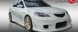 15 649 р. Пороги накладки Mazda Speed Mazda 3/Axela BK дорестайлинг седан (2003-2006) (Неокрашенные)  с доставкой в г. Горно‑Алтайск. Увеличить фотографию 2