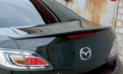 3 899 р. Спойлер EX-Style V1 Mazda 6 GH дорестайлинг седан (2007-2010) (Неокрашенный)  с доставкой в г. Горно‑Алтайск. Увеличить фотографию 3