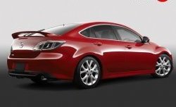 5 899 р. Спойлер EX-Style Mazda 6 GH дорестайлинг лифтбэк (2007-2010) (Неокрашенный)  с доставкой в г. Горно‑Алтайск. Увеличить фотографию 2