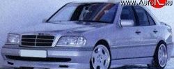 3 599 р. Пороги накладки Rieger Mercedes-Benz C-Class S202 дорестайлинг универсал (1992-1997)  с доставкой в г. Горно‑Алтайск. Увеличить фотографию 2