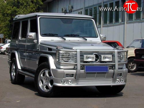 15 699 р. Накладка переднего бампера AMG Mercedes-Benz G class W463 5 дв. дорестайлинг (1989-1994) (Неокрашенная)  с доставкой в г. Горно‑Алтайск