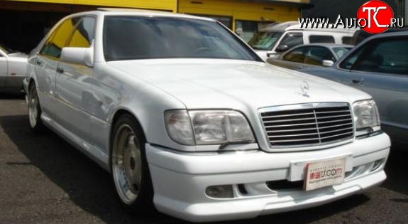 14 149 р. Передний бампер WALD Mercedes-Benz S class W140 Седан (1991-1998) (Неокрашенный)  с доставкой в г. Горно‑Алтайск