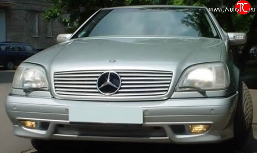 14 949 р. Передний бампер AMG Mercedes-Benz S class W140 Купе (1991-1998) (Неокрашенный)  с доставкой в г. Горно‑Алтайск