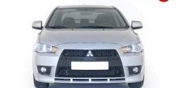 22 899 р. Передний бампер Standart Plus Mitsubishi Lancer 10 седан дорестайлинг (2007-2010) (Неокрашенный)  с доставкой в г. Горно‑Алтайск. Увеличить фотографию 2