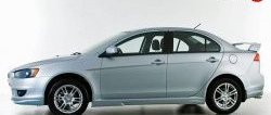 Пороги накладки Elegance Mitsubishi Lancer 10 CY хэтчбэк дорестайлинг (2007-2010)