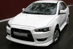 699 р. Реснички Mitsubishi Global-Tuning  Mitsubishi Lancer  10 (2007-2017) седан дорестайлинг, хэтчбэк дорестайлинг, седан рестайлинг, хэтчбек 5 дв рестайлинг (Неокрашенные)  с доставкой в г. Горно‑Алтайск. Увеличить фотографию 2