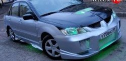 6 699 р. Передний бампер OS Mitsubishi Lancer 9 1-ый рестайлинг седан (2003-2005)  с доставкой в г. Горно‑Алтайск. Увеличить фотографию 2