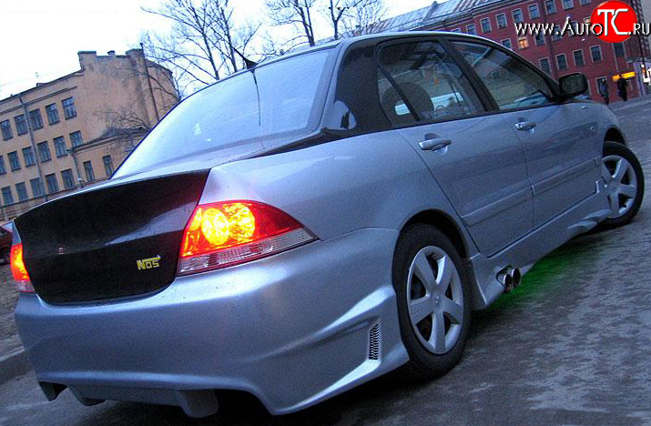 7 549 р. Задний бампер OS Mitsubishi Lancer 9 2-ой рестайлинг седан (2005-2009)  с доставкой в г. Горно‑Алтайск