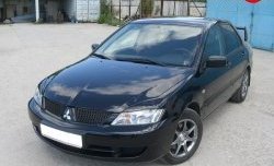 849 р. Комплект широких ресничек Evo V2  Mitsubishi Lancer  9 (2003-2009) 1-ый рестайлинг седан, 1-ый рестайлинг универсал, 2-ой рестайлинг седан, 2-ой рестайлинг универсал (Неокрашенные)  с доставкой в г. Горно‑Алтайск. Увеличить фотографию 3