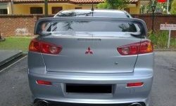 4 999 р. Накладка Zodiak V2 на задний бампер Mitsubishi Lancer 10 CY седан дорестайлинг (2007-2010) (Неокрашенная)  с доставкой в г. Горно‑Алтайск. Увеличить фотографию 3