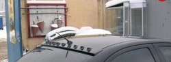 2 159 р. Диффузор Evo на крышу  Mitsubishi Lancer  10 CY (2007-2017) седан дорестайлинг, седан рестайлинг (Неокрашенный)  с доставкой в г. Горно‑Алтайск. Увеличить фотографию 2