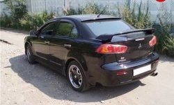 3 899 р. Козырёк на заднее лобовое стекло Sport  Mitsubishi Lancer  10 CY (2007-2017) седан дорестайлинг, седан рестайлинг (Неокрашенный)  с доставкой в г. Горно‑Алтайск. Увеличить фотографию 2