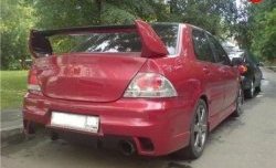 21 999 р. Крышка багажника Evo Mitsubishi Lancer 9 2-ой рестайлинг седан (2005-2009) (Неокрашенная)  с доставкой в г. Горно‑Алтайск. Увеличить фотографию 3