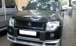 10 599 р. Накладка переднего бампера Sport Mitsubishi Pajero 4 V80 дорестайлинг (2006-2011) (Неокрашенная)  с доставкой в г. Горно‑Алтайск. Увеличить фотографию 2