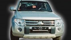 10 499 р. Накладка переднего бампера GT Dynamics Mitsubishi Pajero 4 V80 дорестайлинг (2006-2011) (Дорестайлинг, Неокрашенная)  с доставкой в г. Горно‑Алтайск. Увеличить фотографию 2