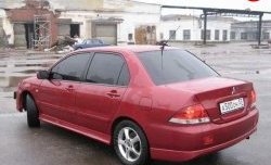 Накладка заднего бампера на Mitsubishi Lancer 9 2-ой рестайлинг седан (2005-2009)