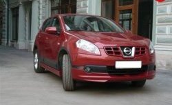 5 799 р. Накладка переднего бампера Городская Легенда Nissan Qashqai 1 дорестайлинг (2007-2010) (Неокрашенная)  с доставкой в г. Горно‑Алтайск. Увеличить фотографию 2