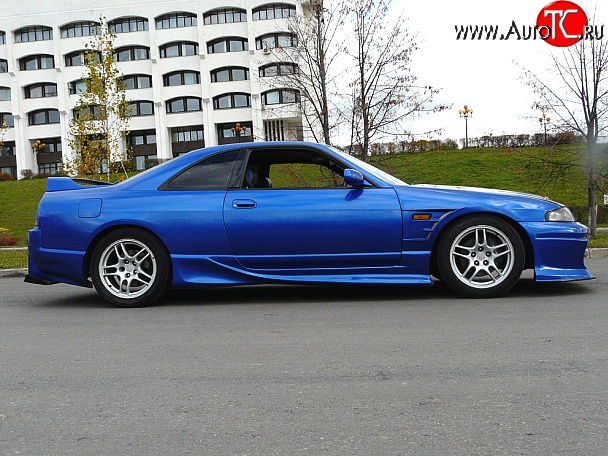 11 649 р. Пороги накладки DoLuck Nissan Skyline R33 (1993-1998) (Неокрашенные)  с доставкой в г. Горно‑Алтайск