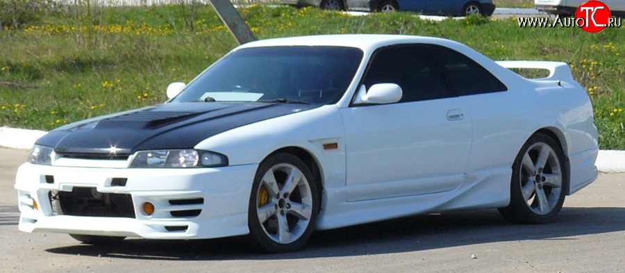 10 549 р. Передний бампер Drift style Nissan Skyline R33 (1993-1998) (Неокрашенный)  с доставкой в г. Горно‑Алтайск