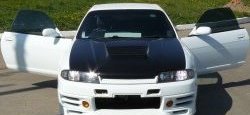 10 549 р. Передний бампер Drift style Nissan Skyline R33 (1993-1998) (Неокрашенный)  с доставкой в г. Горно‑Алтайск. Увеличить фотографию 2