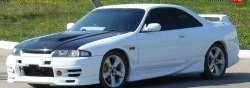 10 949 р. Передние крылья Drift style Nissan Skyline R33 (1993-1998) (Неокрашенные)  с доставкой в г. Горно‑Алтайск. Увеличить фотографию 3