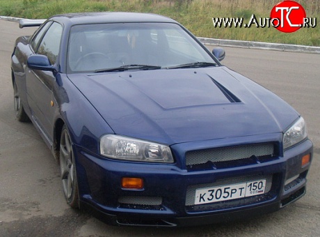 9 549 р. Передний бампер GTR Nissan Skyline R33 (1993-1998) (Неокрашенный)  с доставкой в г. Горно‑Алтайск