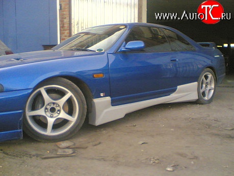 9 549 р. Пороги накладки GTR Nissan Skyline R33 (1993-1998) (Неокрашенные)  с доставкой в г. Горно‑Алтайск