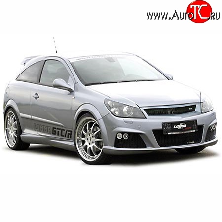 2 499 р. Решётка радиатора Lumma 2 Opel Astra H GTC хэтчбек 3 дв. дорестайлинг (2004-2006) (Неокрашенная)  с доставкой в г. Горно‑Алтайск