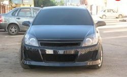 10 399 р. Передний бампер DM-Style  Opel Astra  H GTC (2004-2011) хэтчбек 3 дв. дорестайлинг, хэтчбек 3 дв. рестайлинг (Без сетки, Неокрашенный)  с доставкой в г. Горно‑Алтайск. Увеличить фотографию 4