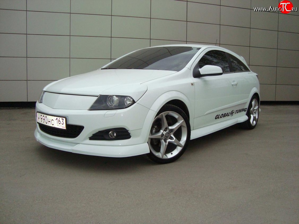 4 499 р. Глухая решётка радиатора Global Tuning  Opel Astra  H GTC (2004-2011) хэтчбек 3 дв. дорестайлинг, хэтчбек 3 дв. рестайлинг (Неокрашенная)  с доставкой в г. Горно‑Алтайск