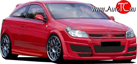 3 649 р. Решётка радиатора Sport (дорестайлинг) Opel Astra H GTC хэтчбек 3 дв. дорестайлинг (2004-2006)  с доставкой в г. Горно‑Алтайск