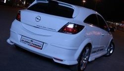 2 969 р. Комплект накладок на задний бампер Global Tuning  Opel Astra  H GTC (2004-2011) хэтчбек 3 дв. дорестайлинг, хэтчбек 3 дв. рестайлинг (Неокрашенная)  с доставкой в г. Горно‑Алтайск. Увеличить фотографию 2