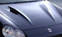 21 699 р. Пластиковый капот Techart Magnum I Porsche Cayenne 955 (2002-2006) (Неокрашенный)  с доставкой в г. Горно‑Алтайск. Увеличить фотографию 2