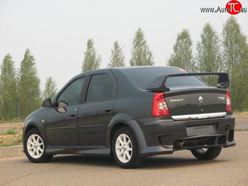 6 499 р. Спойлер Power DM 2  Renault Logan  1 (2010-2016) рестайлинг (Неокрашенный)  с доставкой в г. Горно‑Алтайск