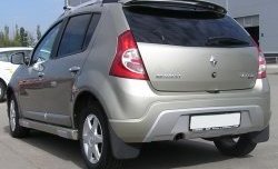 6 549 р. Пороги накладки Kart RS Renault Sandero (BS) (2009-2014) (Неокрашенные)  с доставкой в г. Горно‑Алтайск. Увеличить фотографию 2