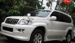 14 149 р. Пороги накладки Original Design Toyota Land Cruiser Prado J120 (2002-2009) (Неокрашенные)  с доставкой в г. Горно‑Алтайск. Увеличить фотографию 2