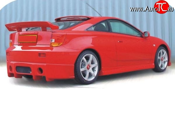 4 399 р. Накладка заднего бампера CarZone MK2 Toyota Celica T230 (1999-2006)  с доставкой в г. Горно‑Алтайск