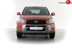 2 899 р. Накладка переднего бампера Toyota RAV4 XA305 5 дв. дорестайлинг (2005-2009) (Неокрашенная)  с доставкой в г. Горно‑Алтайск. Увеличить фотографию 2