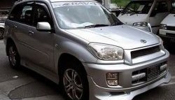 8 949 р. Накладка переднего бампера Sport Toyota RAV4 CA20 5 дв. дорестайлинг (2000-2003) (Неокрашенная)  с доставкой в г. Горно‑Алтайск. Увеличить фотографию 2