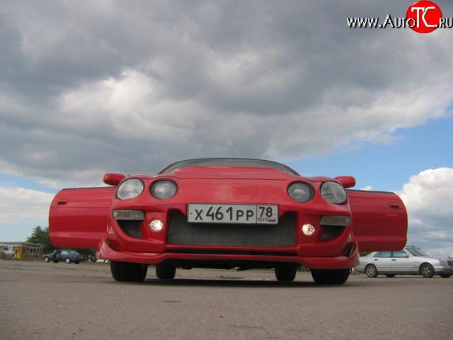 2 249 р. Нижняя юбка (сплошной элерон) Toyota Celica T210 (1993-1999)  с доставкой в г. Горно‑Алтайск