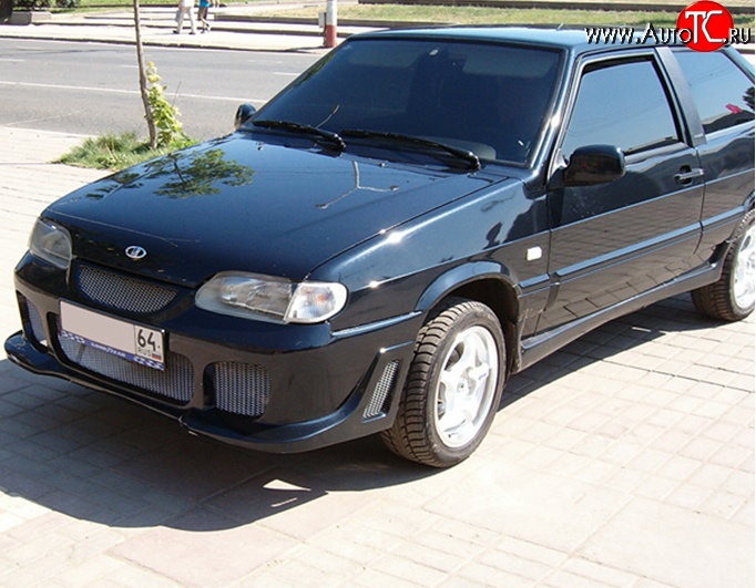 3 099 р. Передний бампер M-VRS Лада 2114 (2001-2014) (Неокрашенный)  с доставкой в г. Горно‑Алтайск