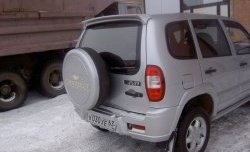 2 299 р. Чехол запасного колеса Chevrolet  Chevrolet Niva  2123 (2002-2020), Лада 2123 (Нива Шевроле) (2002-2021), Лада Нива Трэвел (2021-2024) (Неокрашенный)  с доставкой в г. Горно‑Алтайск. Увеличить фотографию 4