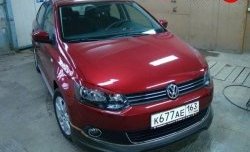 1 149 р. Реснички Racing  Volkswagen Polo  5 (2009-2015) седан дорестайлинг, хэтчбек дорестайлинг (Неокрашенные)  с доставкой в г. Горно‑Алтайск. Увеличить фотографию 4