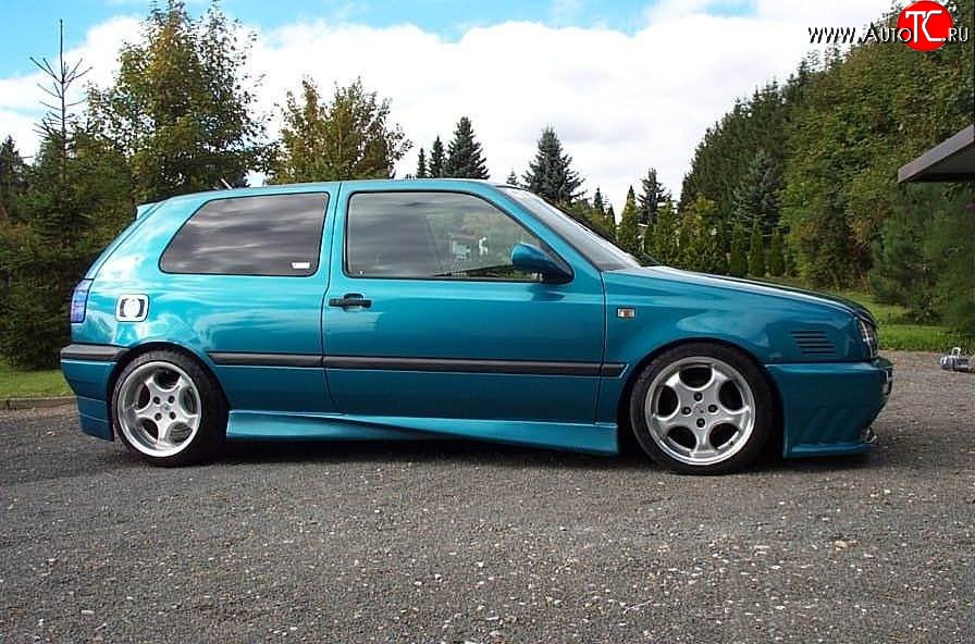 4 399 р. Пороги накладки Power Style Volkswagen Golf 3 (1991-1998)  с доставкой в г. Горно‑Алтайск