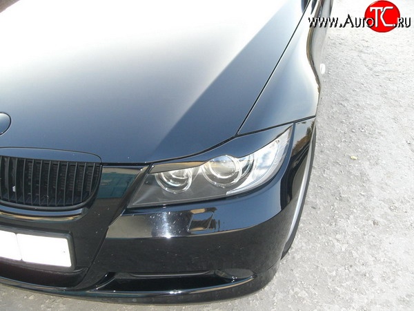 1 149 р. Реснички AC Shnitzer  BMW 3 серия ( E90,  E91) (2004-2012) седан дорестайлинг, седан рестайлинг, универсал рестайлинг (Неокрашенные)  с доставкой в г. Горно‑Алтайск